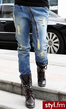 Jeansy Spodnie Moda