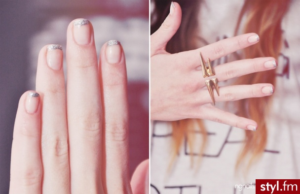 http://ngnails.blogspot.com - Migdałki French Naturalne Paznokcie