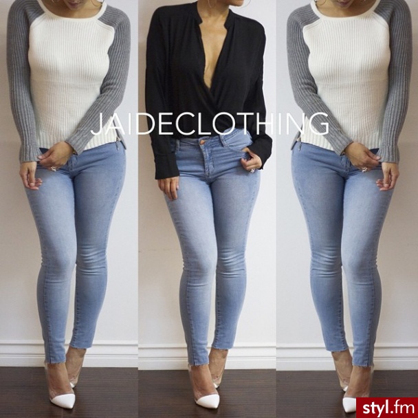 Jeansy Spodnie Moda