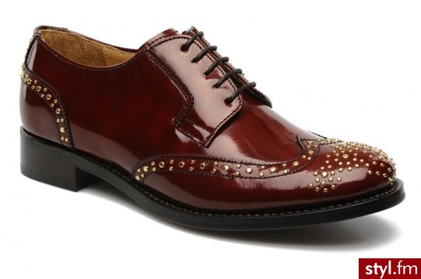John Spencer BUTY SZNUROWANE ST HONORÉ BY JOHN SPENCER (Czerwony) - Pozostałe Buty Moda