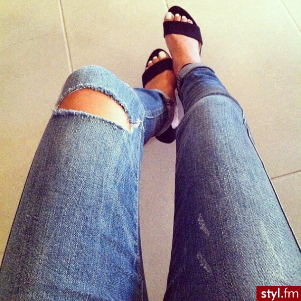 Jeansy Spodnie Moda