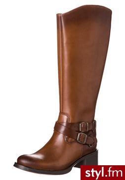Buffalo Kozaki brązowy (ES 30228) - Kozaki Buty Moda