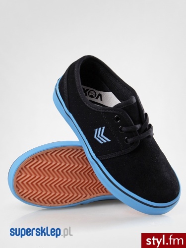 Vox DZIECIĘCE BUTY SLACKER (BLK/BLU/BLU) 31 Czarny Skate - Pozostałe Buty Moda