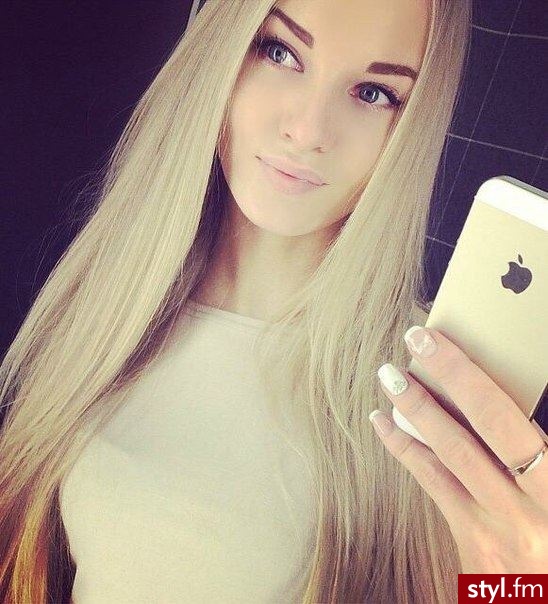 Blond Rozpuszczone Proste Na co dzień Długie Fryzury