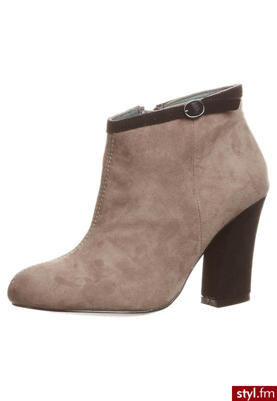 Taupage Botki beżowy - Botki Buty Moda