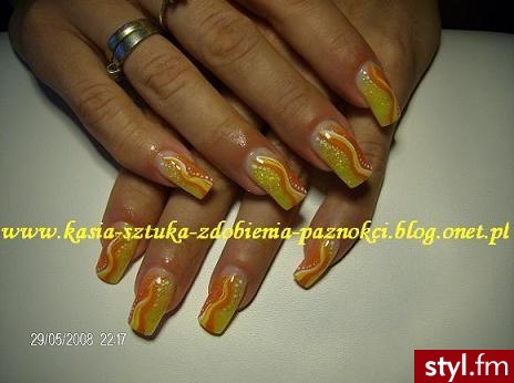 To nie jest moje wykonanie... znalezione w internecie :)) - Paznokcie