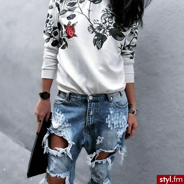Jeansy Spodnie Moda