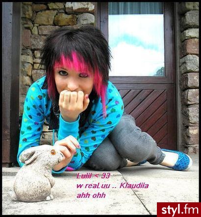 EMO Alternatywne Średnie Fryzury