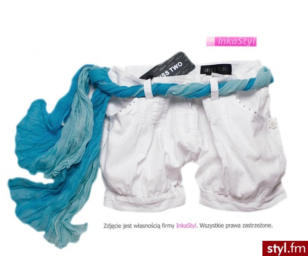 spodenki http://allegro.pl/item1006784419_p002s_bi_swietne_szorty_szarfa_komplet.html :) - Pozostałe Ciuchy Moda