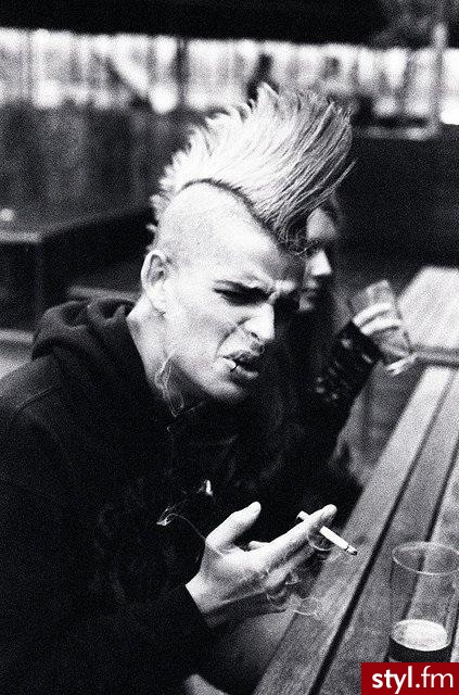 Punk Rock Alternatywne Krótkie Męskie Fryzury