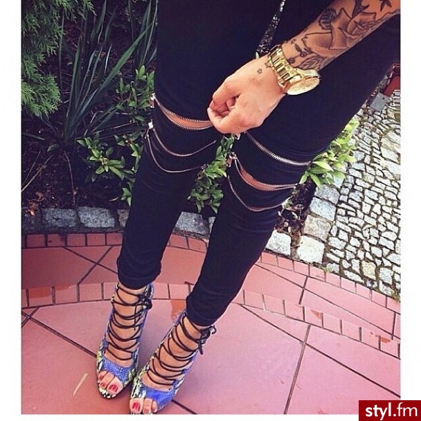 Jeansy Spodnie Moda