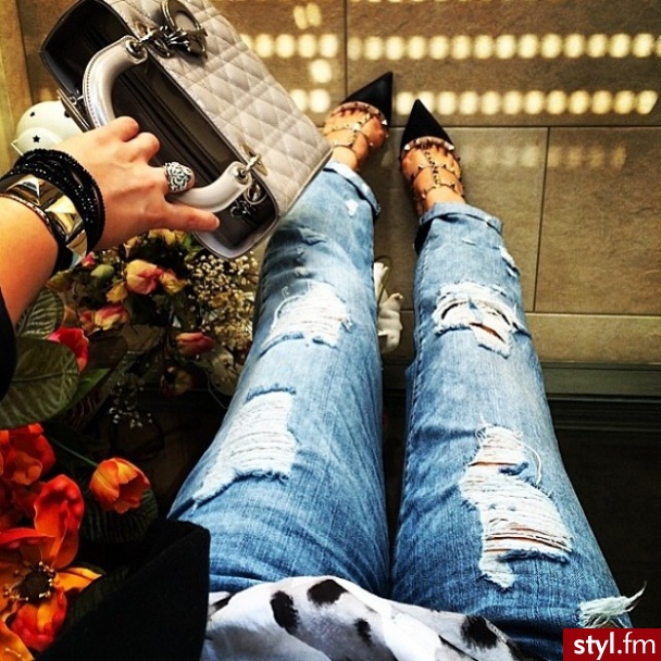 Jeansy Spodnie Moda