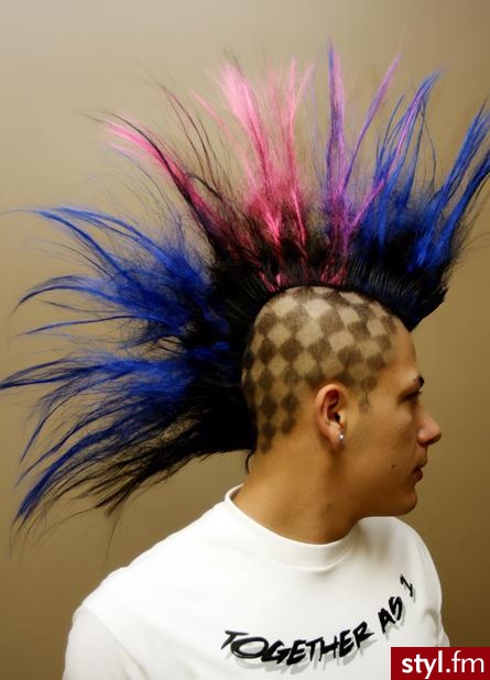 Punk Rock Alternatywne Średnie Fryzury