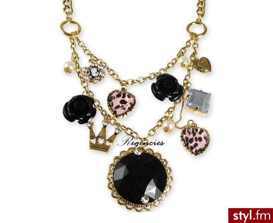 Naszyjnik o nazwie Materialistka od Betsey Johnson - 85$ - Pozostałe Dodatki Moda