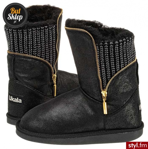 UKALA BY EMU BUTY BLAIR LOW BLACK (W80127) - Emu Buty Moda
