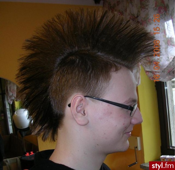 Punk Rock Alternatywne Średnie Fryzury