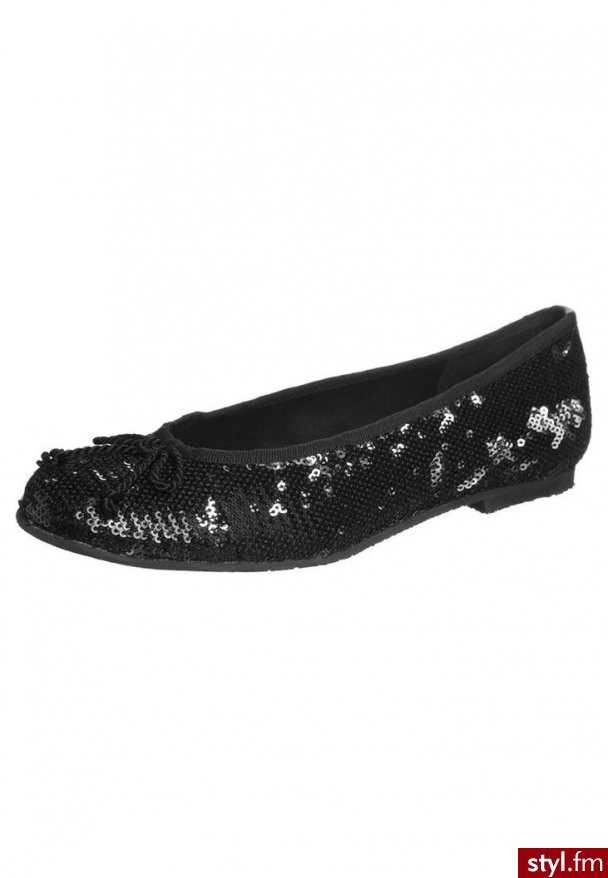 KMB DANzA Baleriny czarny (T507) - Balerinki Buty Moda