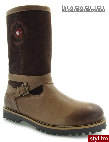 Napapijri ANDREA MID BROWN - Kozaki Buty Moda