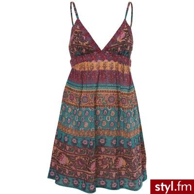 Multi Print Cover Up - Miss Selfridge - Polyvore. Pobrano ze strony: http://www.polyvore.com/multi_print_cover_up/thing?id=17963619 - Pozostałe Ciuchy Moda