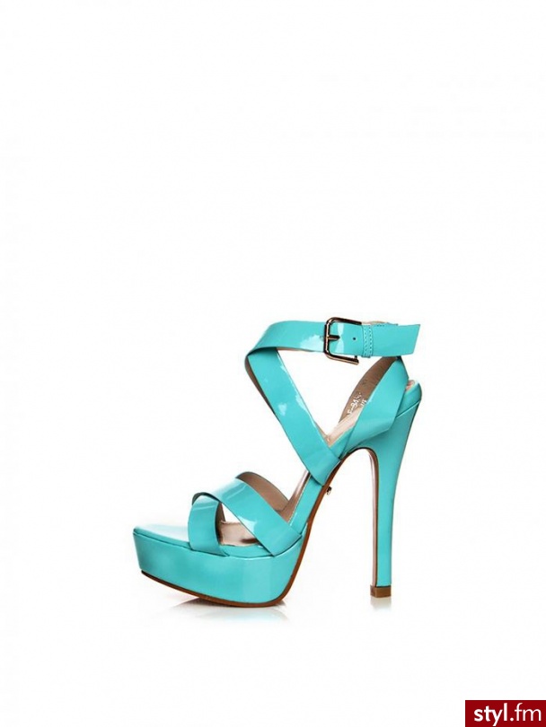Heppin Sandały Model AF-8438 Blue - Sandały Buty Moda