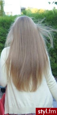 Blond Rozpuszczone Proste Na co dzień Długie Fryzury