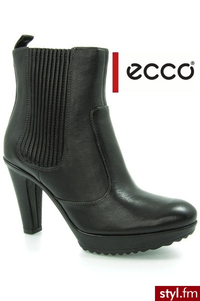 Ecco BOTKI LAGRANDE BLACK - Botki Buty Moda
