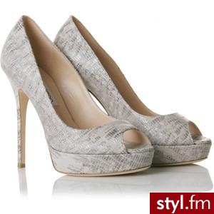 CROWN LIZARD PEEP-TOES - Jimmy Choo - Polyvore. Pobrano ze strony: http://www.polyvore.com/crown_lizard_peep-toes/thing?id=26257788 - Pozostałe Buty Moda