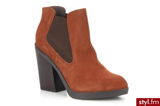 Bertie PÓŁBUTY I BOTKI JULIETTA BY BERTIE (Pomarańczowy) - Botki Buty Moda