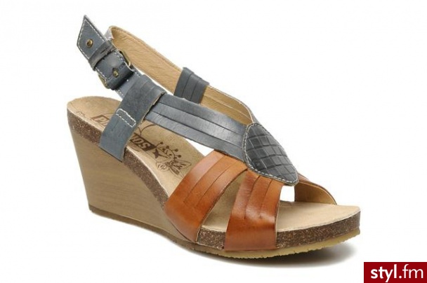 Pikolinos Koturny Benissa 9320 (Niebieski) - Koturny Buty Moda