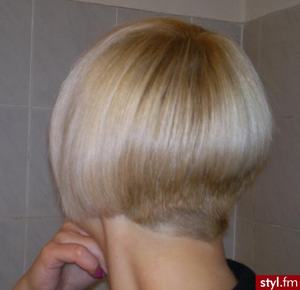 Blond Rozpuszczone Proste z grzywką Na co dzień Krótkie Fryzury