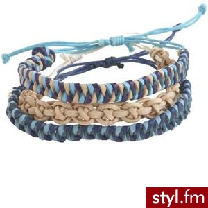 3 Piece Friendship Bracelet - Wet Seal - Polyvore. Pobrano ze strony: http://www.polyvore.com/piece_friendship_bracelet/thing?id=7269146 - Pozostałe Dodatki Moda