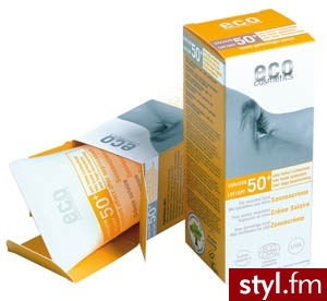 Eco Cosmetics krem na słońce z rokitnikiem i oliwką SPF50 BIO 75 ml - Emu Buty Moda