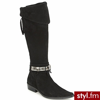 Regard BUTY RACCA Black - Kozaki Buty Moda