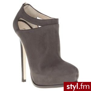FENDI 8T3610 GREY LEATHER 3164001 - Polyvore. Pobrano ze strony: http://www.polyvore.com/fendi_8t3610_grey_leather_3164001/thing?id=23894240 - Pozostałe Buty Moda