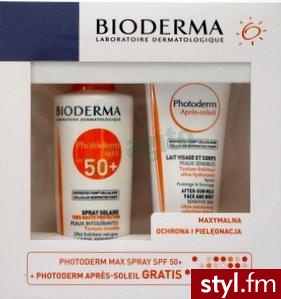 Bioderma photoderm max spray spf 50+ 200 ml + Apres soleil - emulsja po opalaniu 100 ml - Emu Buty Moda