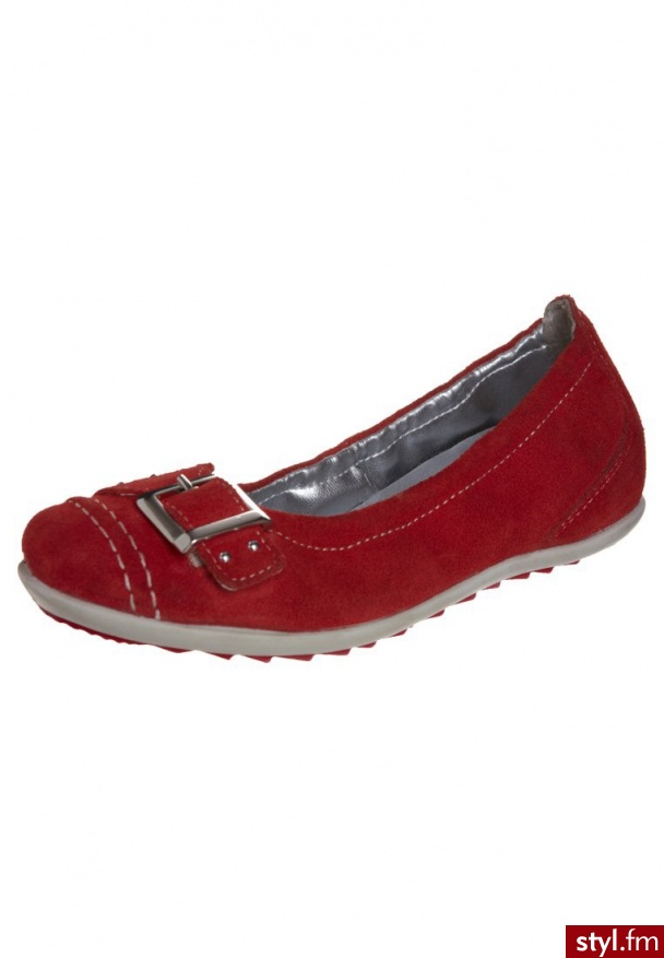 fullstop. Baleriny czerwony - Balerinki Buty Moda
