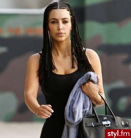 hmm Kim i nowa fryzura ;] - Dredy Alternatywne Średnie Fryzury