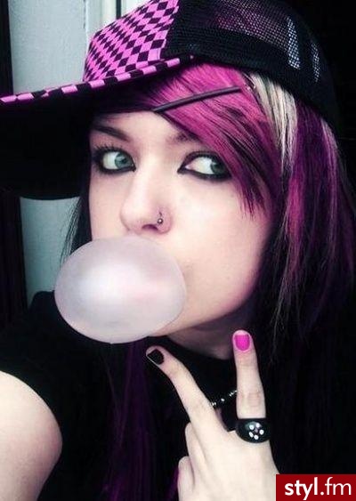 EMO Alternatywne Średnie Fryzury