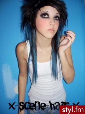 EMO Alternatywne Średnie Fryzury