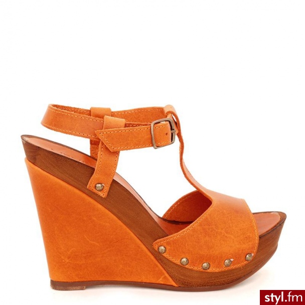 Venezia  Sandały Na Kotunie 669 Bos Orang - Koturny Buty Moda