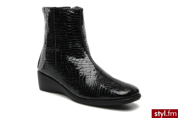 Aerosoles PÓŁBUTY I BOTKI KINSHASA BY (Czarny) - Botki Buty Moda