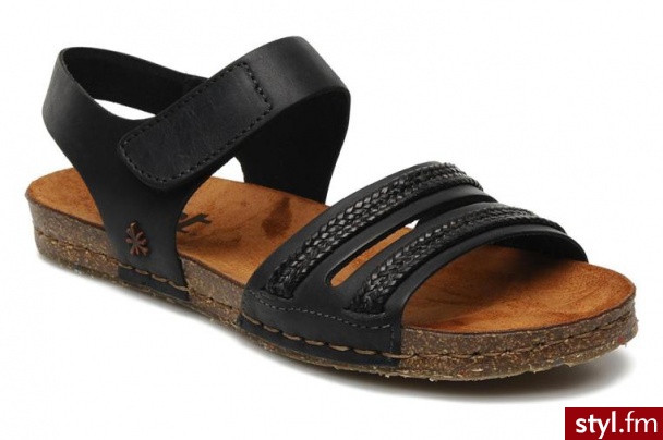Art SANDAŁY CRETA 443 BY (Czarny) - Sandały Buty Moda