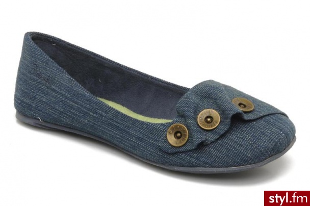 Blowfish BALERINKI G2 TOILE W BY BLOWFISH (Niebieski) - Balerinki Buty Moda