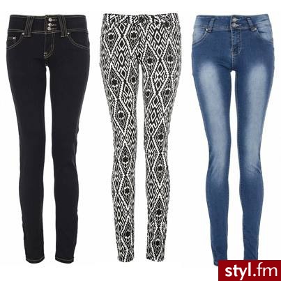 Jeansy Spodnie Moda