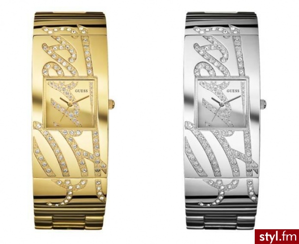 Zegarki Guess. Wersja srebrna kosztuje 745 złotych, wersja złota 829 złotych - Gadżety Inne Moda