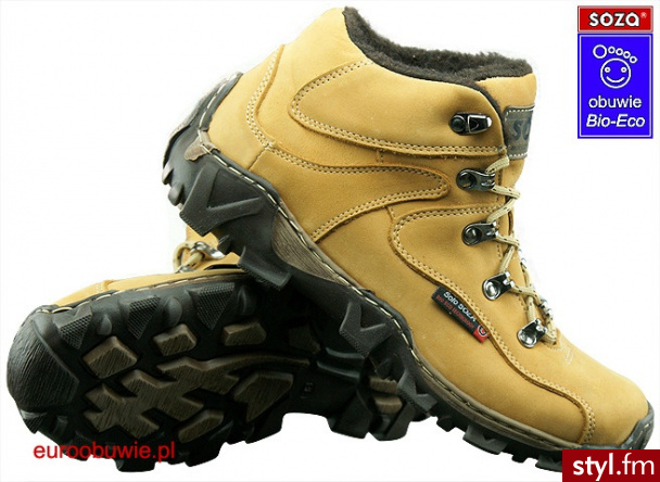 SOzA buty Bio Ec SO-635-F Camel TREKKINGOWE BEŻOWY - Pozostałe Buty Moda