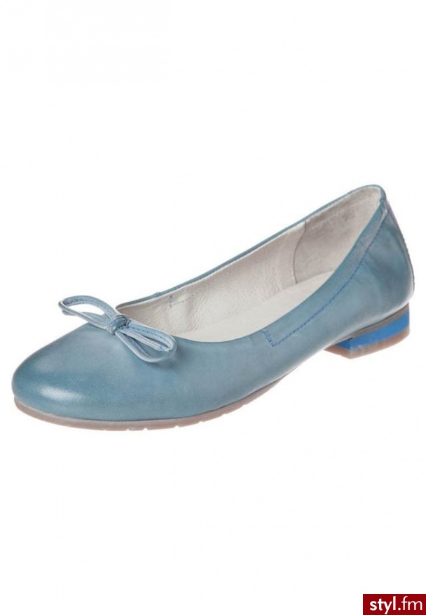 Gabor KIDS TONI Baleriny niebieski - Balerinki Buty Moda
