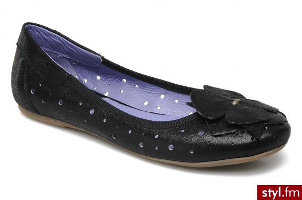 Khrio Balerinki Sofi by (Czarny) - Balerinki Buty Moda