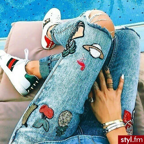 Jeansy Spodnie Moda