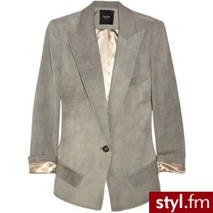 Smythe Wool-crepe blazer - Polyvore. Pobrano ze strony: http://www.polyvore.com/cgi/thing?id=31402452 - Pozostałe Ciuchy Moda